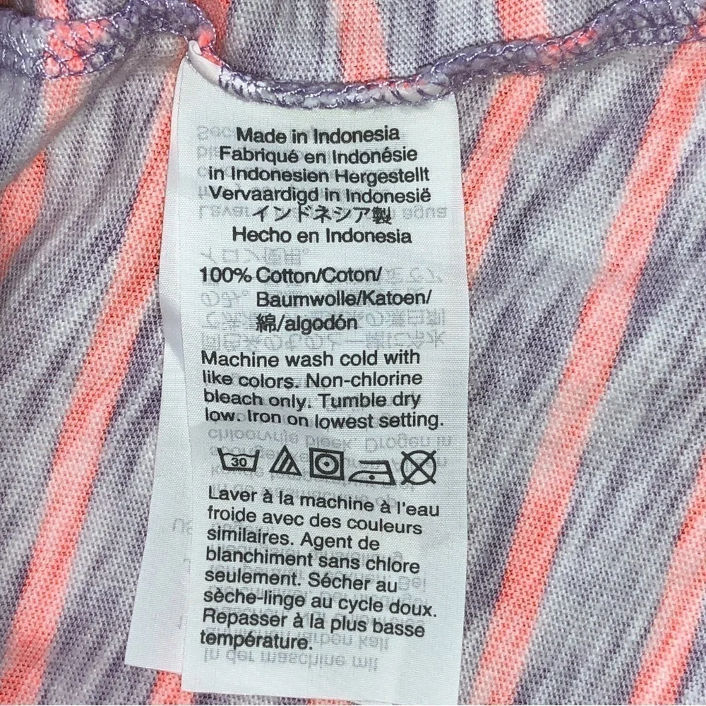 Crewcuts Purple and Pink Striped Tank Dress Size 4